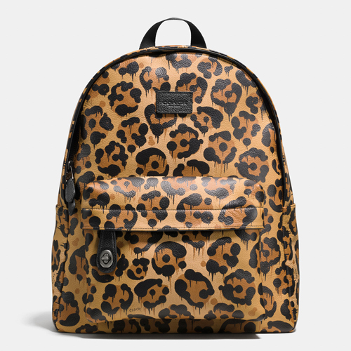 Small Campus Backpack In Wild Beast Print Leather | Coach Outlet Canada